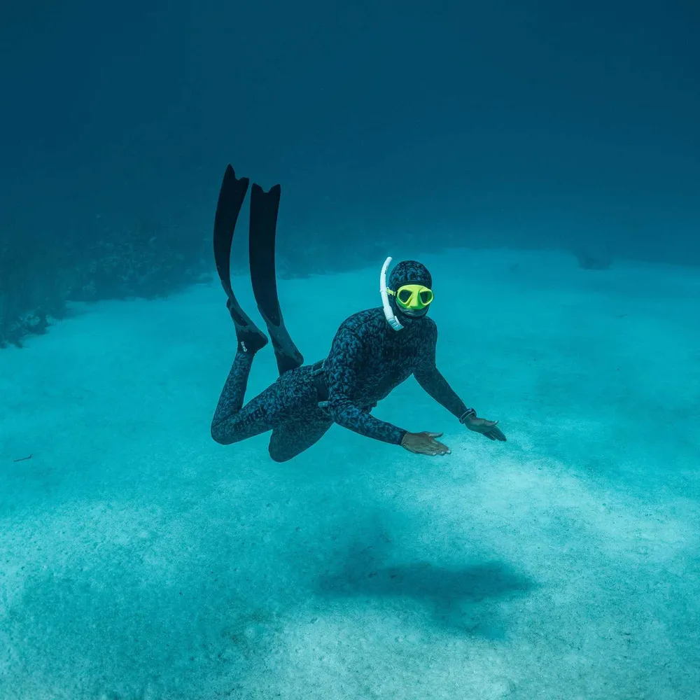 Spearfishing-Maske X-Tream Gelb-Schwarz Mares 421417BXYLBK