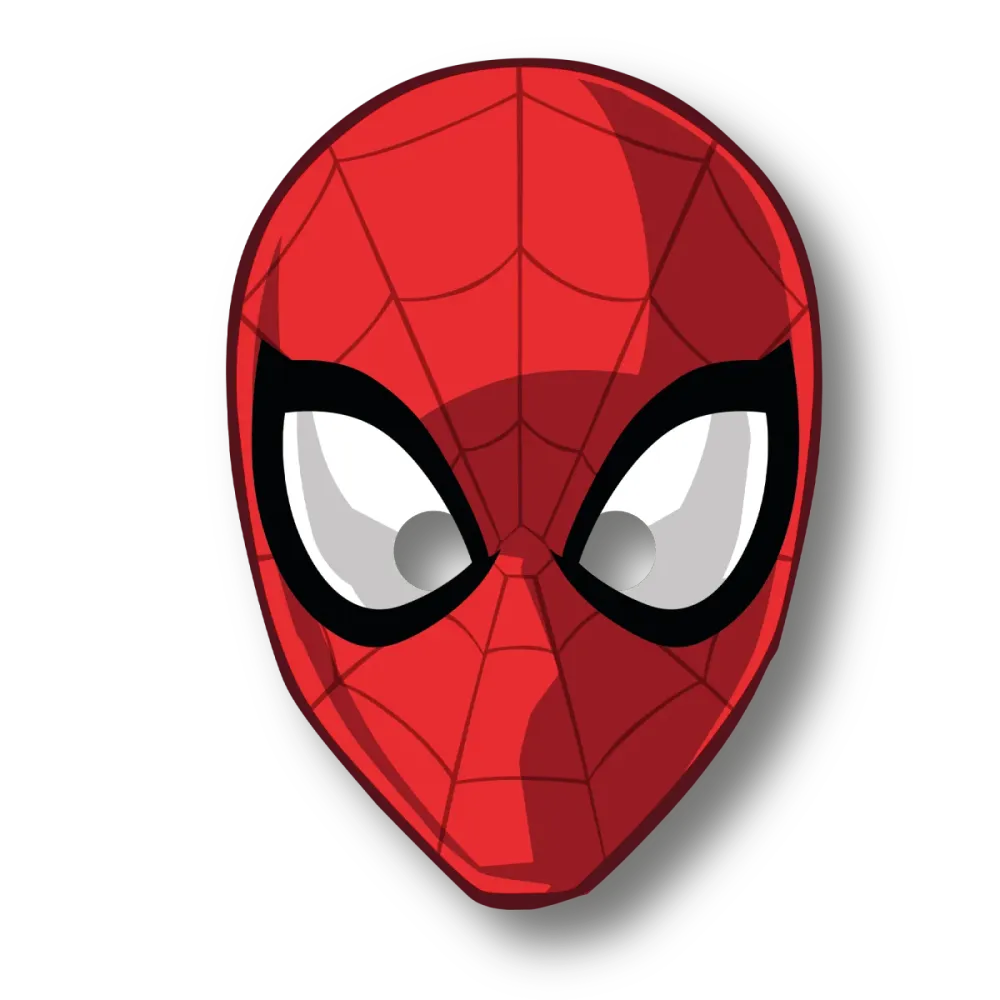 Spiderman Masken Welt der Netze 6 Stk