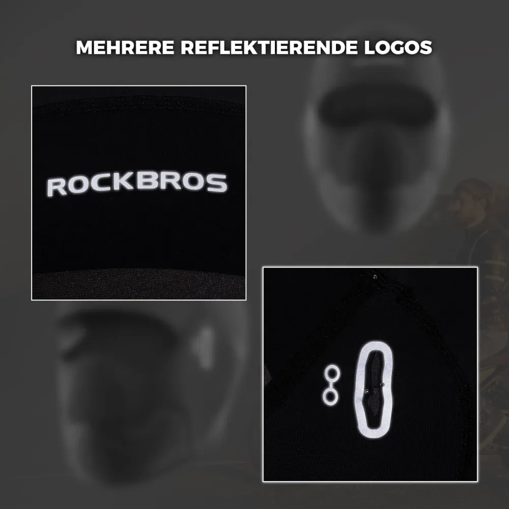 Sturmhauben mit Polstern Balaclava Sommer Gesichtsschutz Elastisch ROCKBROS