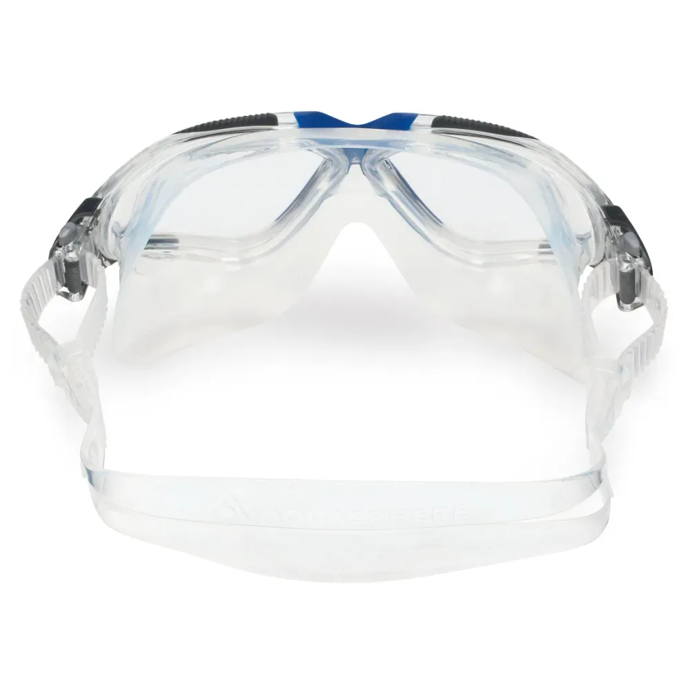 Vista – Schwimmbrille – Erwachsene – klare Gläser – transparent/grau