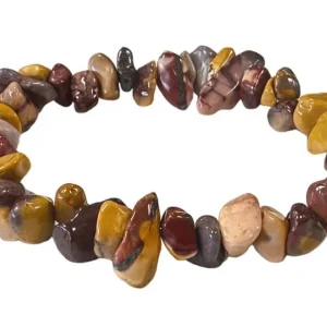 Australisches Mookait Splitterarmband – Farben des Outbacks (5-8 mm, -Qualität)