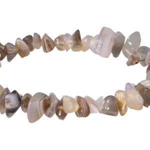 Botswana-Achat Splitterarmband – Edle Bänderung & Struktur -Qualität (4-8 mm)