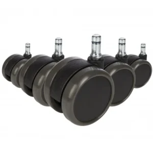 B-Ware Hjh Office Bürostuhlrollen Hartboden Rollen 10x65mm 5 Stück Rolo 2 Sets