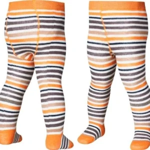 Playshoes Strumpfhose Streifen Orange 74/80