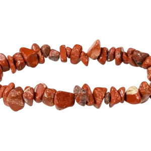 Roter Jaspis Splitterarmband – Erdende Kraft aus Südafrika (4-8 mm)