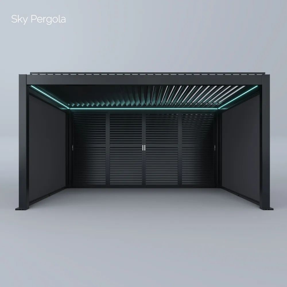 Spa Solutions Sky Pergola SkyMax Ultra Aluminium Pergola LED 4m x 5m motorisiert