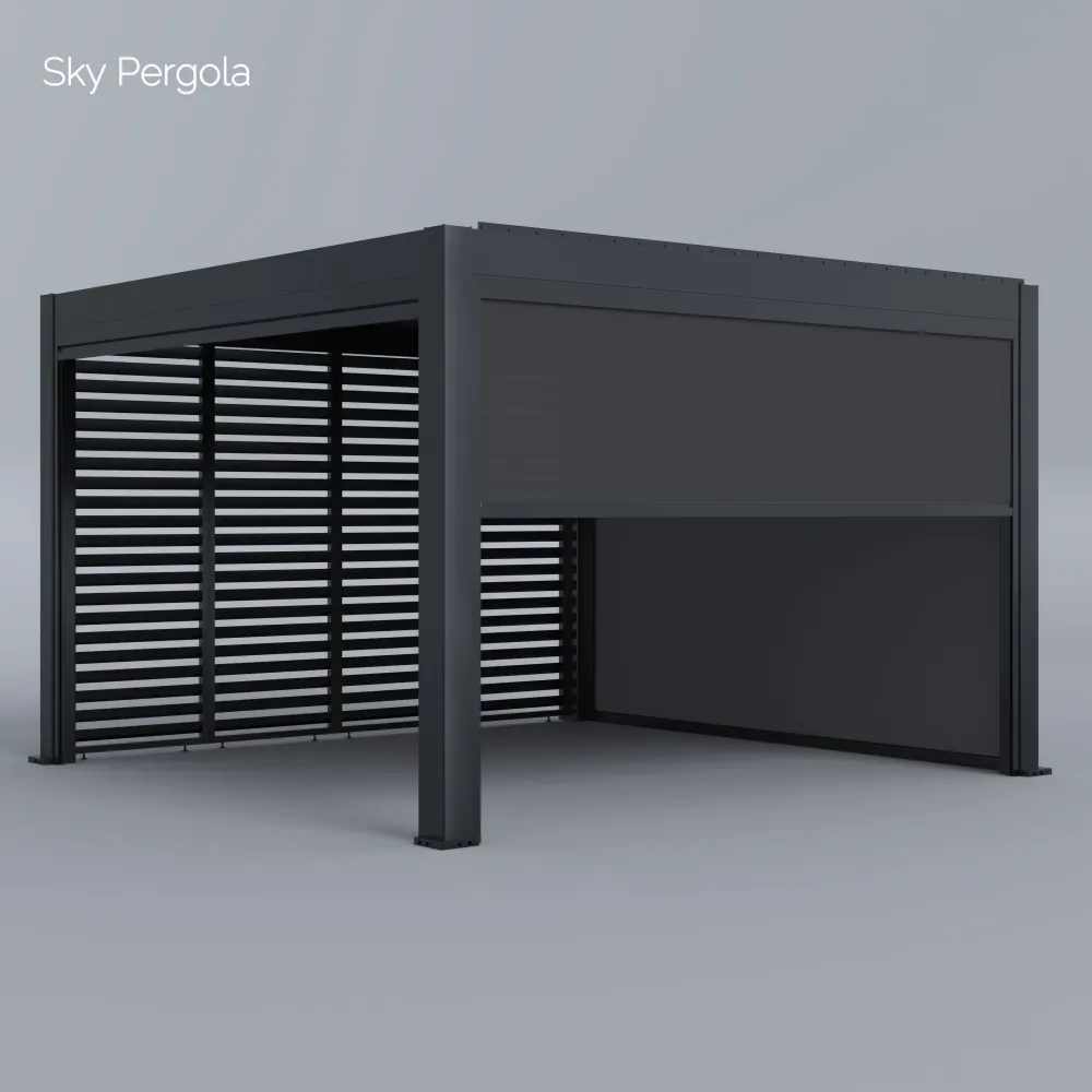 Spa Solutions Sky Pergola SkyMax Ultra Aluminium Pergola LED 4m x 4m motorisiert